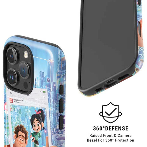 Disney Wreck-it Ralph and Vanellope Instagram Pose iPhone 16 Pro Magsafe Impact Case